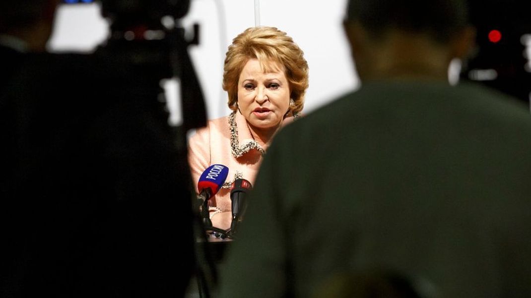 Valentina Matwijenko, Putin-Vertraute und glühende Befürworterin des Krieges gegen die Ukraine,