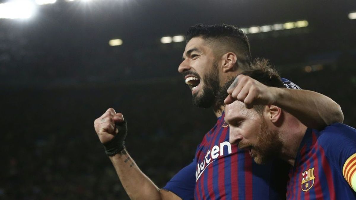 Beste Freunde: Luis Suarez (l.) und Lionel Messi