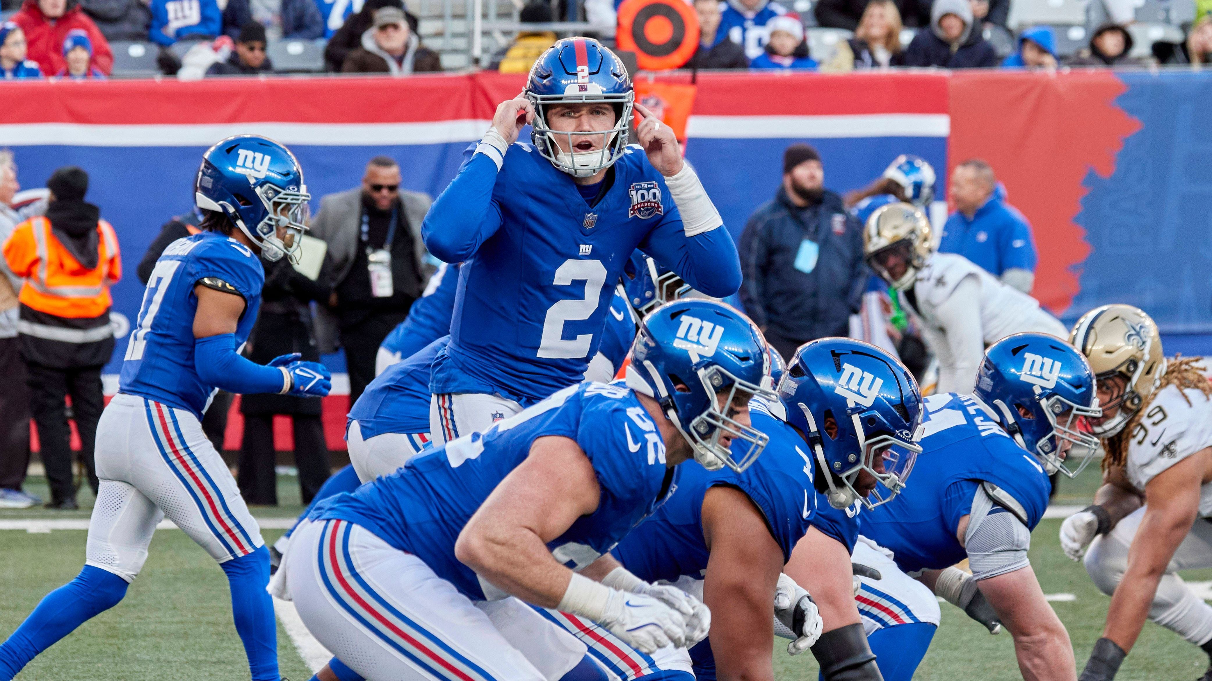 <strong>Platz 30: New York Giants</strong><br>1st Quarter Point Differential: -47<br>Point Differential gesamt: -99