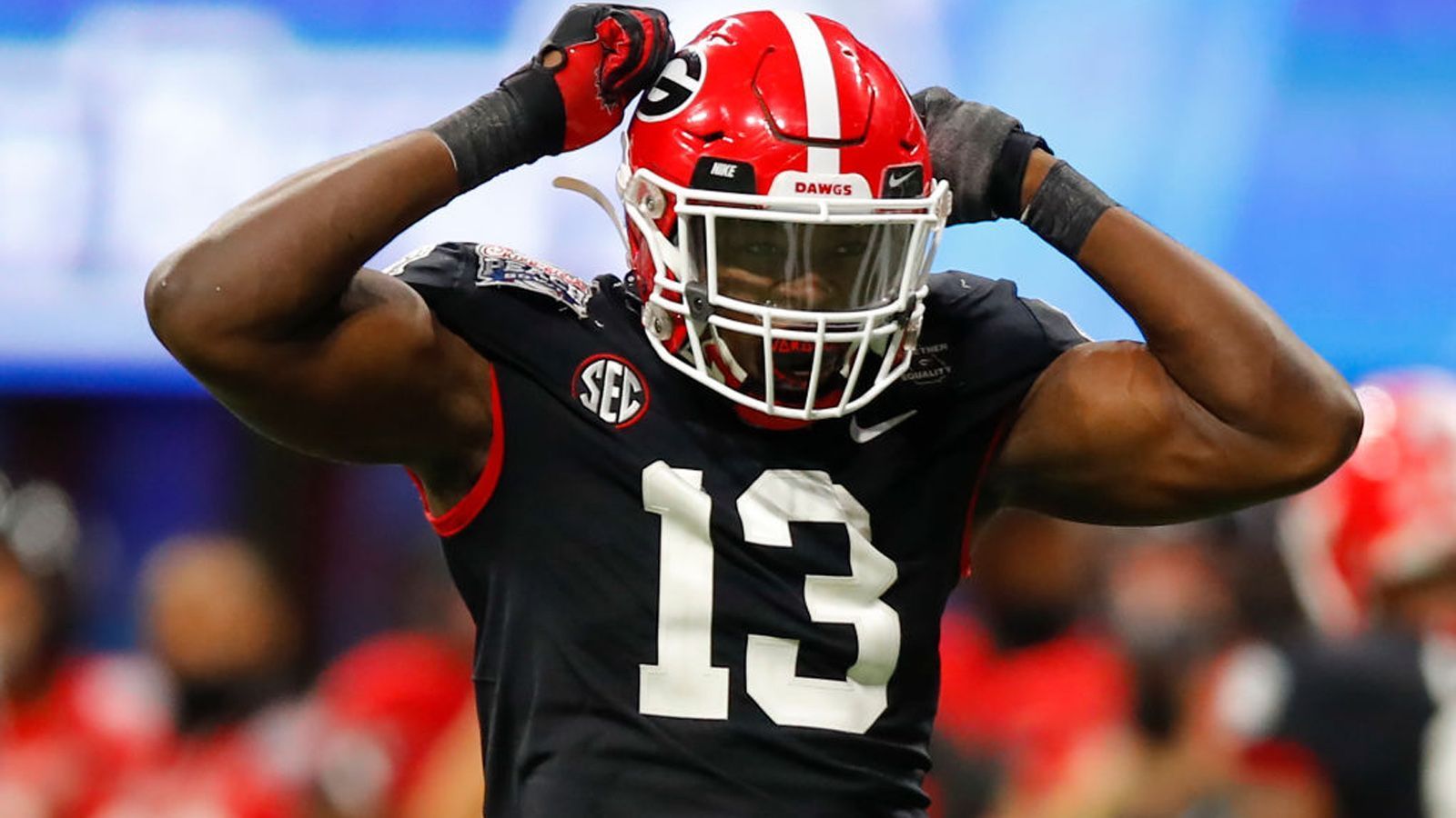 
                <strong>Pick 22: Tennessee Titans - Azeez Ojulari</strong><br>
                &#x2022; Linebacker -<br>&#x2022; Georgia<br>
              
