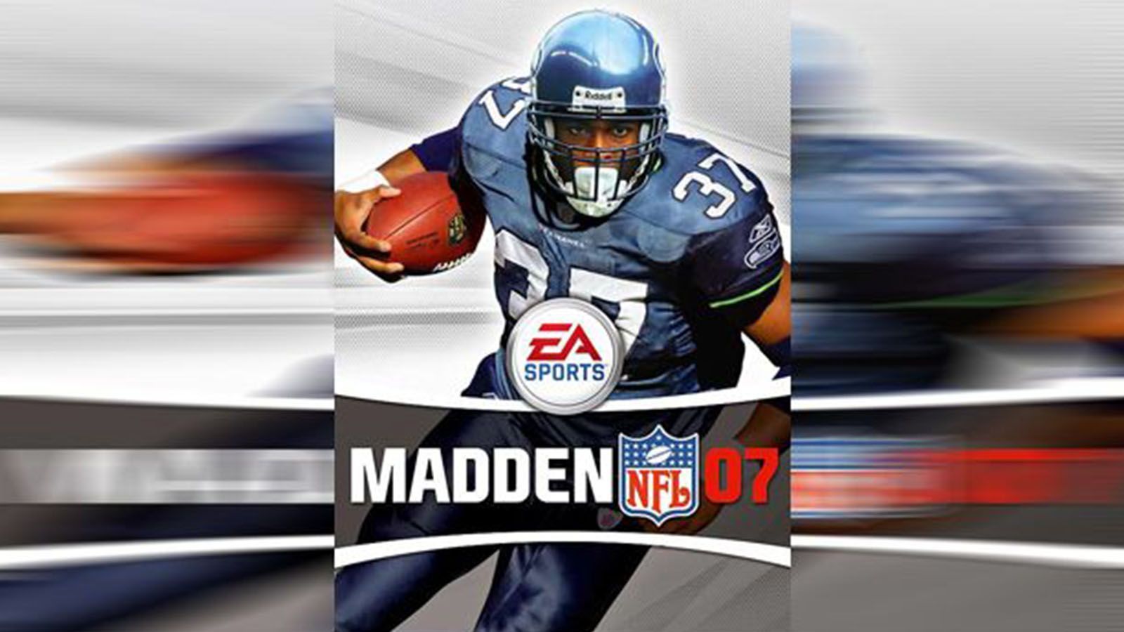 
                <strong>Madden NFL 07</strong><br>
                Madden NFL 07 - Cover-Spieler:  Shaun Alexander.
              