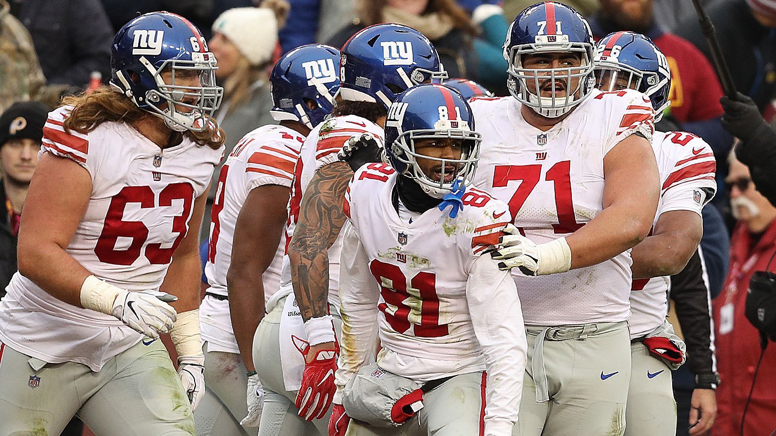 
                <strong>New York Giants</strong><br>
                Keine Playoffs heißt es auch ein weiteres Mal für die New York Giants - trotz Top-Rookie Saquon Barkley. Erst als der Rückstand schon immens ist, finden die "Big Blue" zumindest etwas zu ihrem Spiel.
              