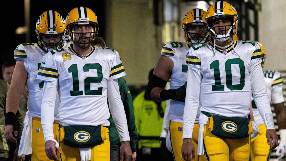 Jordan Love und Aaron Rodgers