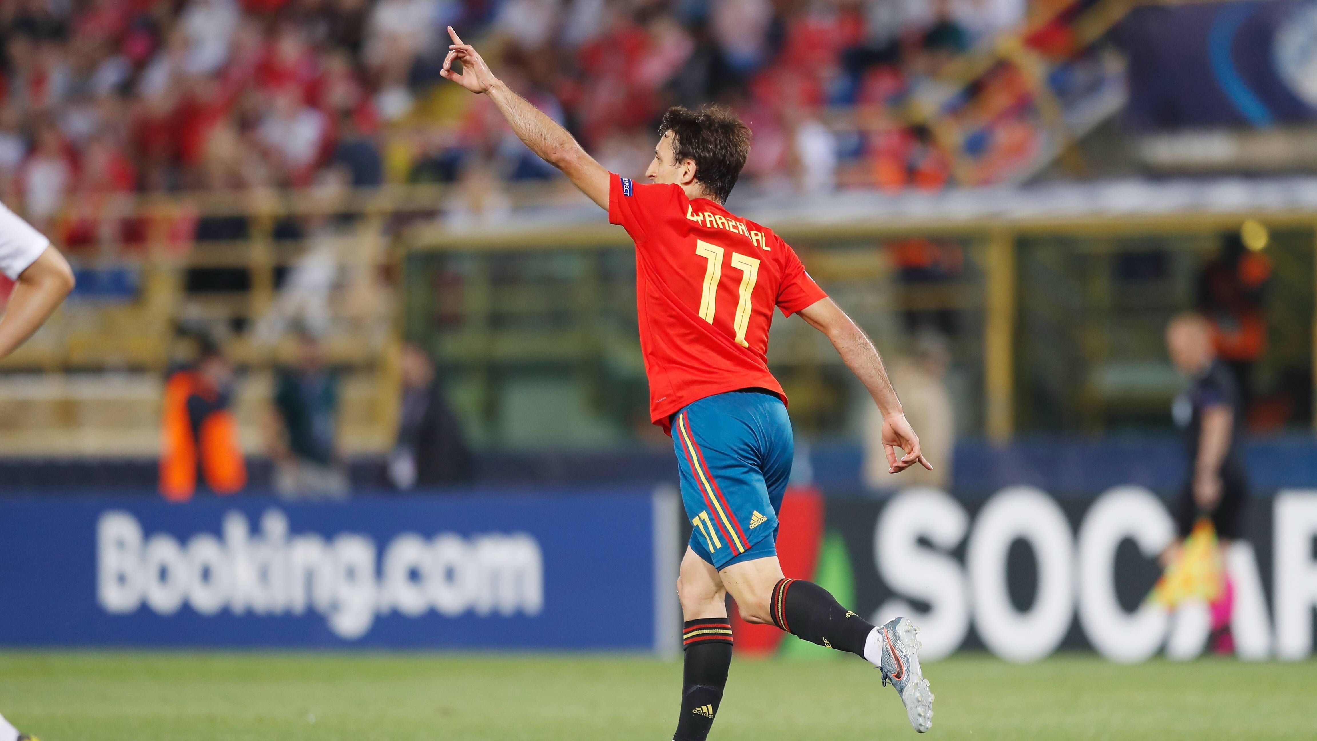 
                <strong>Mikel Oyarzabal (Angriff)</strong><br>
                Alter: 22Verein: Real SociedadErstliga-Spiele/Tore: 132/33U21 Länderspiele/Tore: 2/1Der Stürmer hat bereits zwei A-Länderspiele auf dem Konto und erzielte dabei ein Tor. Bei der U21-EM gehört er mit zwei Treffern zu den besten Spaniern. 
              