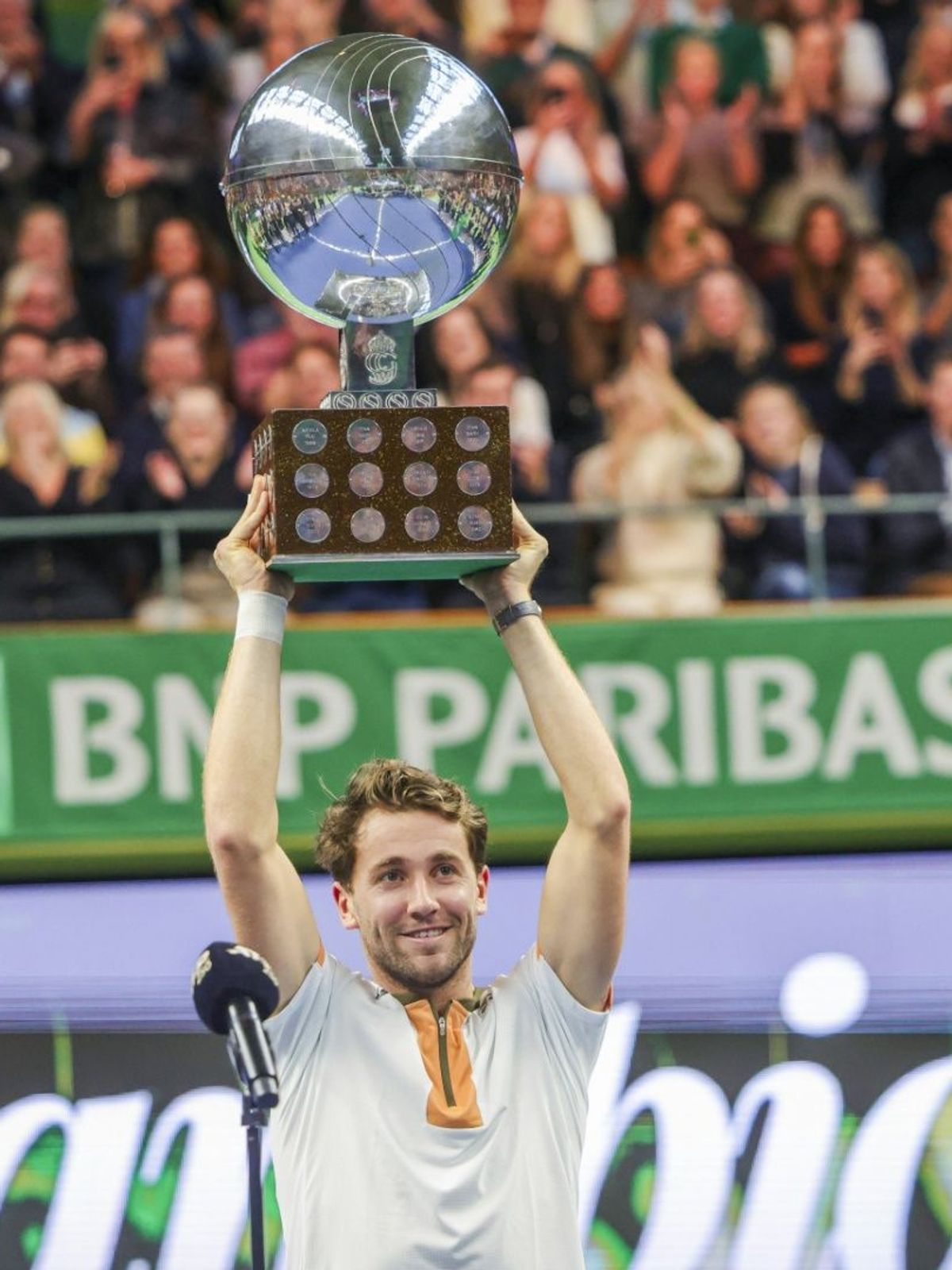 Casper Ruud jubelt in Stockholm