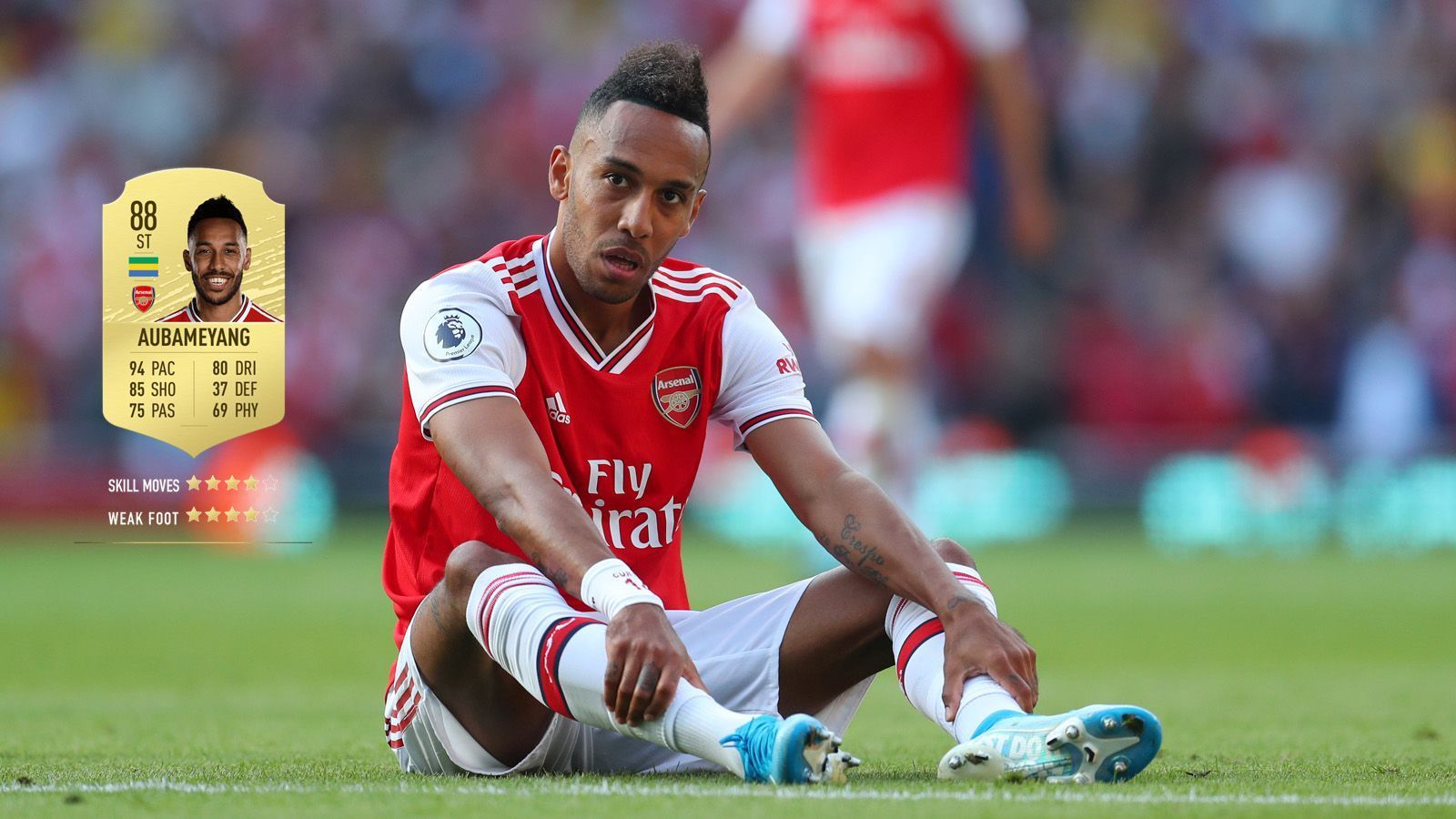 
                <strong>24. Pierre-Emerick Aubameyang (FC Arsenal) </strong><br>
                Gesamtstärke: 88Alter: 30Position: Angriff
              