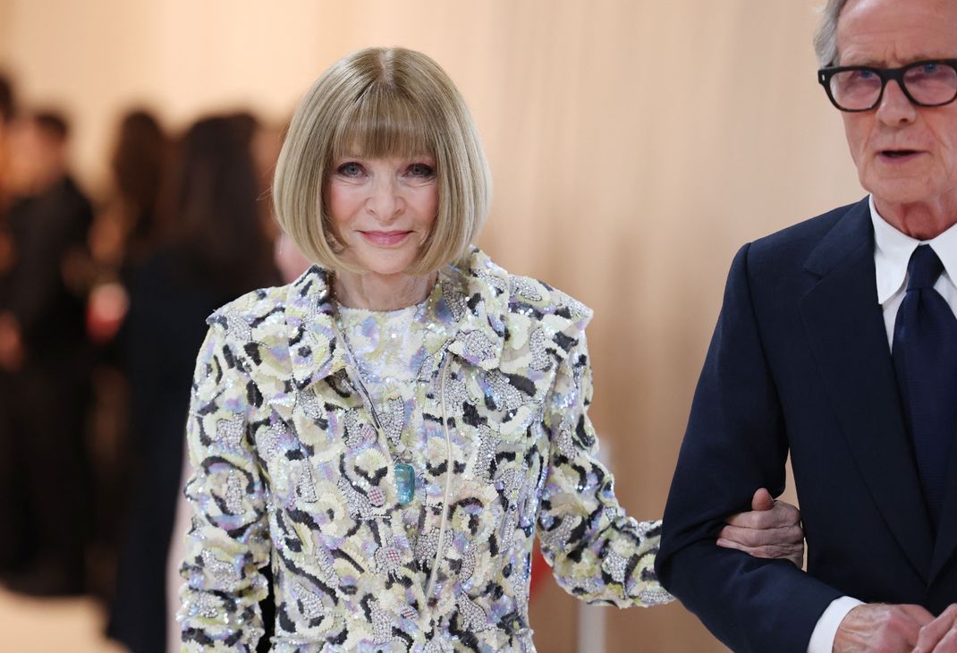 Anna Wintour nahm Bill Nighy zur Met-Gala 2023 mit.