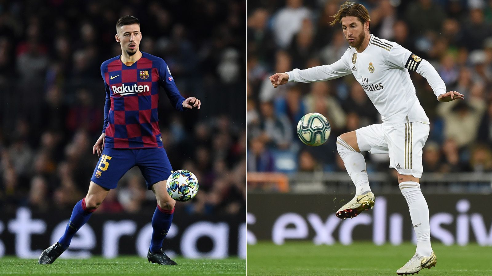 
                <strong>Clement Lenglet vs. Sergio Ramos</strong><br>
                Lenglet hat Umtiti den Stammplatz in der Barca-Innenverteidigung entrissen, dass will schon was heißen, doch bei Real Madrid steht Klub-Ikone Sergio Ramos auf dem Platz und der gibt bei Begegnungen mit den Katalanen extra viel Gas und holt, wenn es sein muss, auch schon mal die grobe Kelle raus. Zudem ist der 33-Jährige mit drei Treffern der zweitbeste Torschütze bei den "Königlichen" und das als Innenverteidiger. Keine Zweifel, der Punkt geht an die Madrilenen. Stand: 1,5 zu 1,5.
              