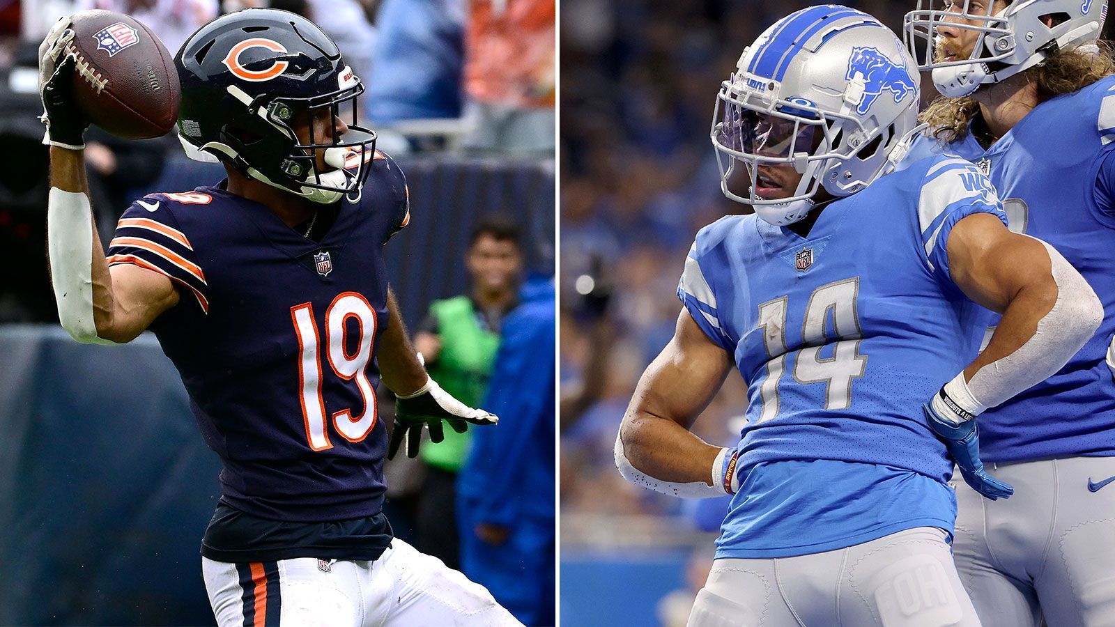 
                <strong>Week 1: Equanimeous (Chicago Bears) und Amon-Ra St. Brown (Detroit Lions)</strong><br>
                Mit ihren beiden Touchdowns sorgten die St. Browns in Week 1 für ein absolutes Novum aus deutscher Sicht. Noch nie hatten zwei deutsche Spieler an einem Tag durch Touchdowns gepunktet. Und das auch noch binnen weniger Minuten und als Bruder-Paar. Amon-Ra von den Lions fing gegen die Philadelphia Eagles einen Pass und besorgte Detroit sechs Punkte. Drei Minuten später schnappte Equanimeous beim Pass von Bears-Quarterback Justin Fields zu und erzielte den Touchdown für Chicago.
              