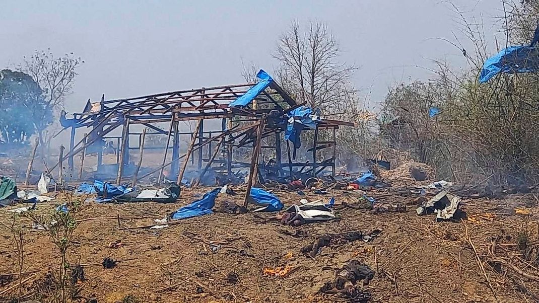Tote bei Luftangriff in Myanmar