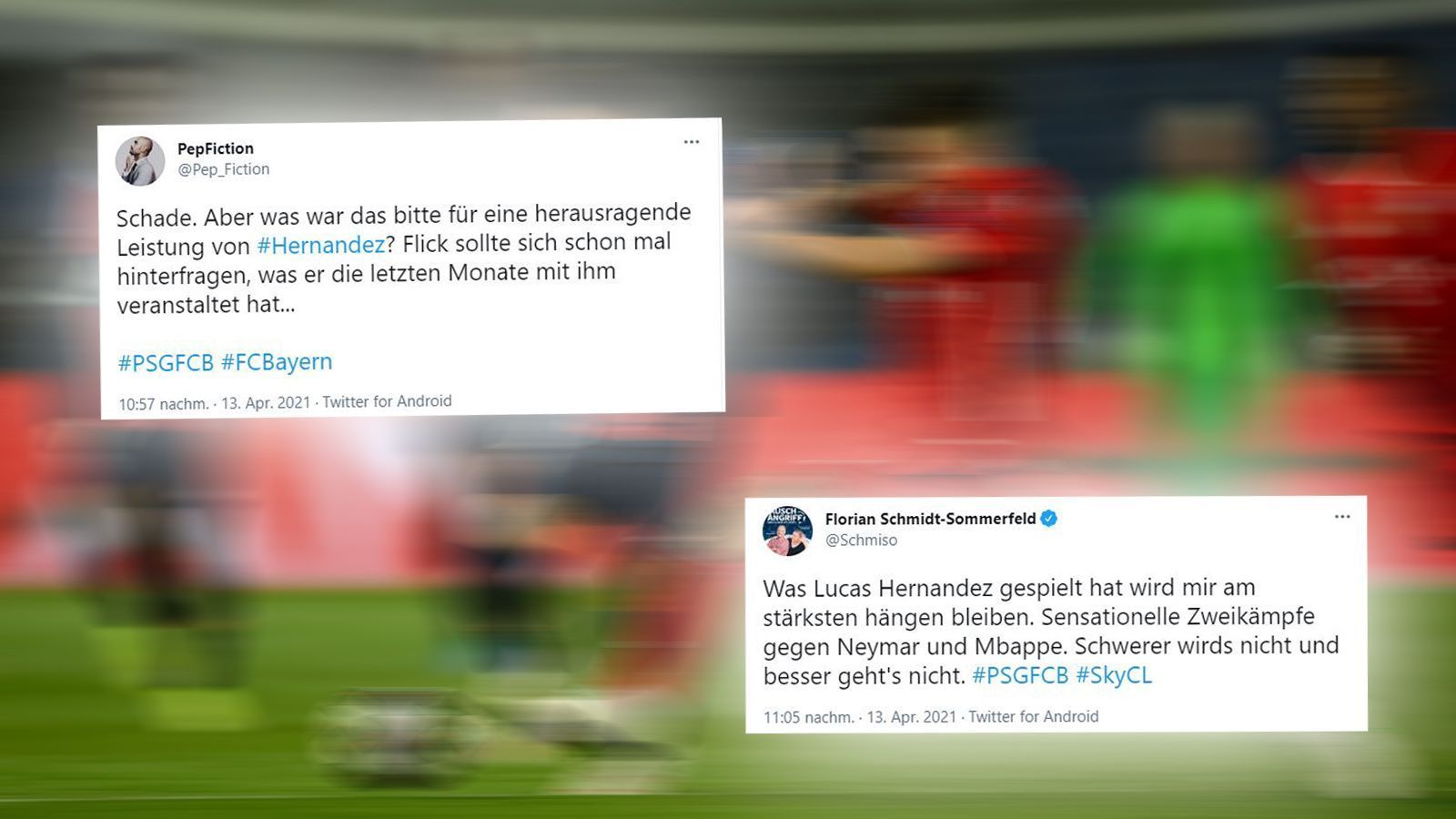 
                <strong>Hernandez mit bockstarker Leistung</strong><br>
                Vor allem die Leistung von Lucas Hernandez imponierte den Bayern-Fans.
              