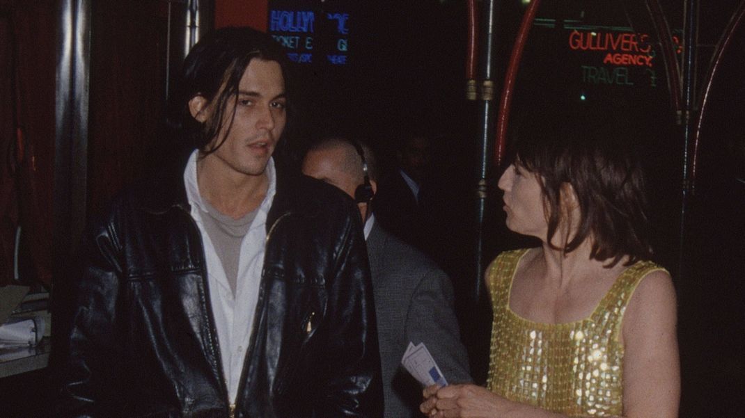  Dateten im Jahr 1994: Johnny Depp und Ellen Barkin.
