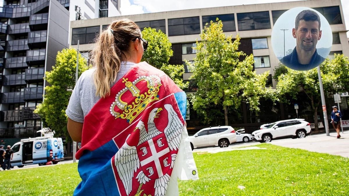 Novak Djokovic sitzt vorerst in diesem Hotel in Melbourne fest