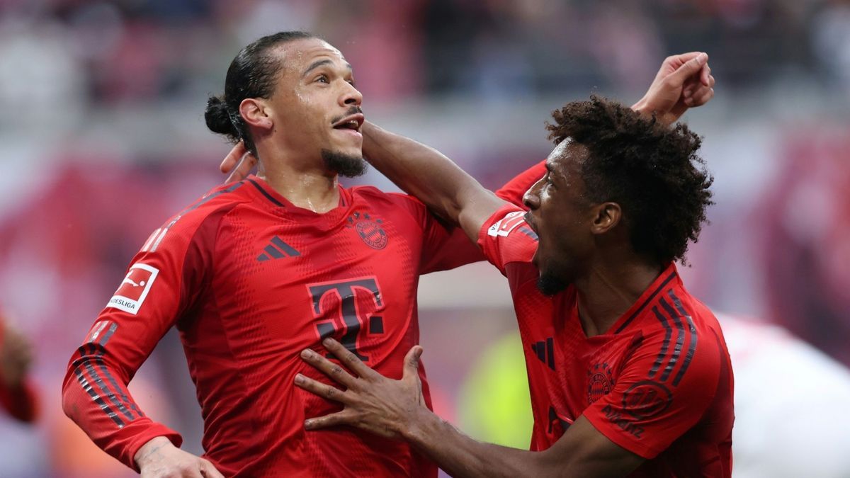 Ist er zu halten? Leroy Sane (l.)
