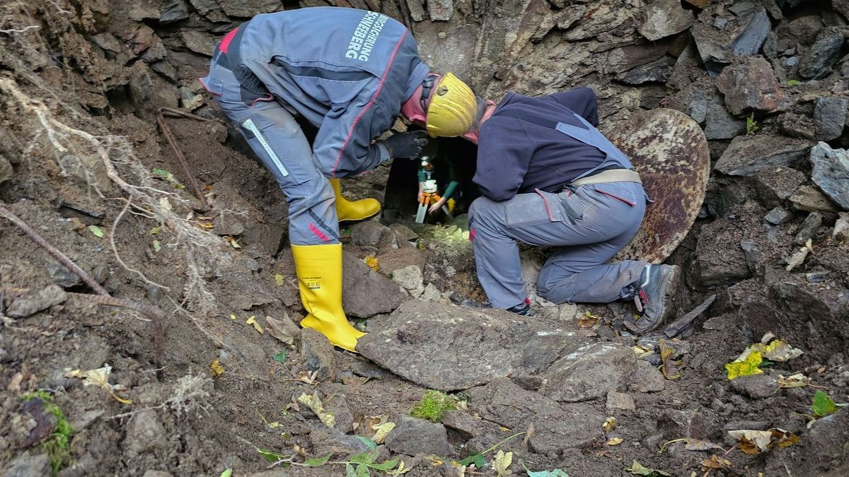 Mann in altem Bergwerk vermisst