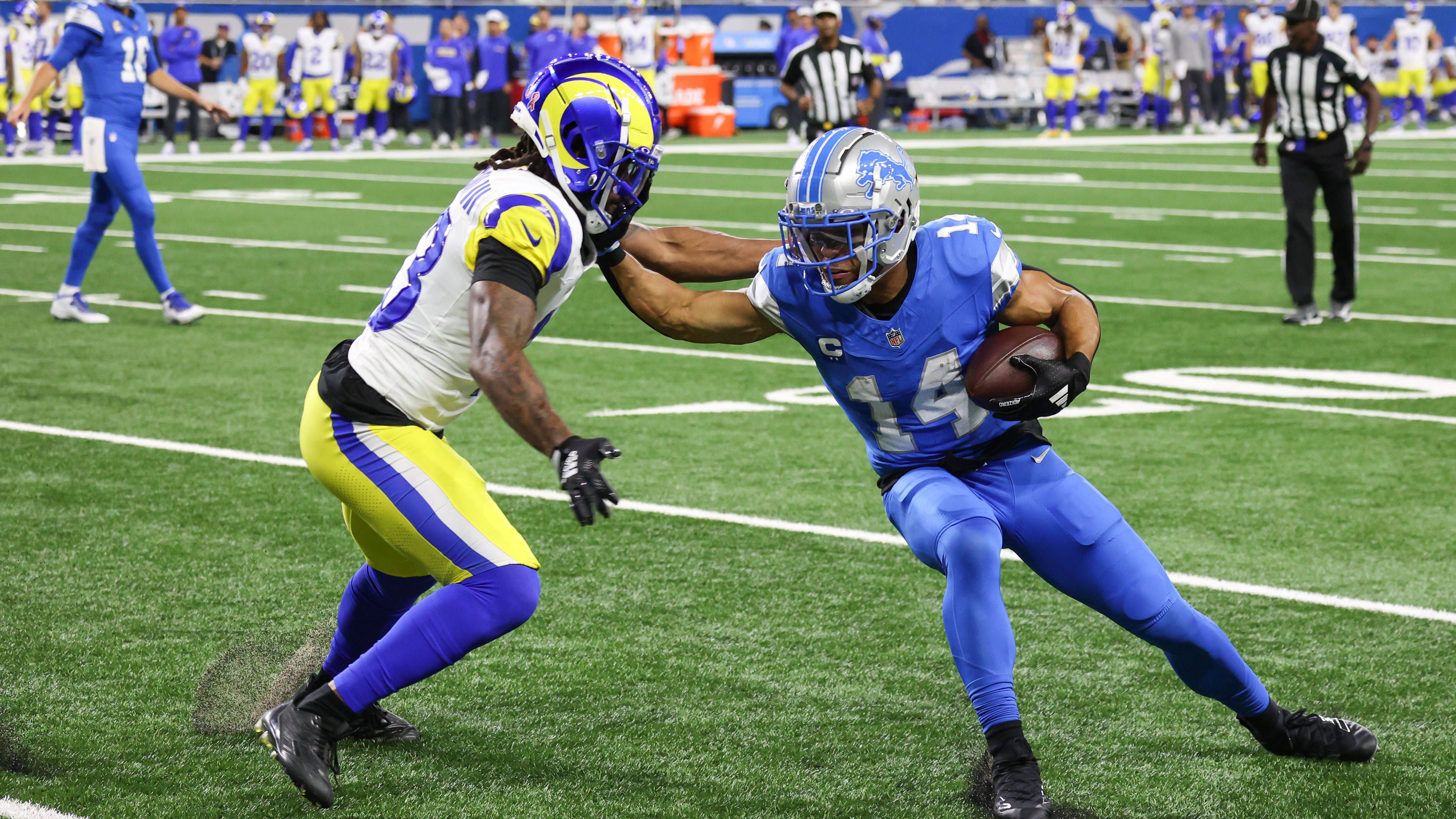 <strong>Platz 17 (geteilt) - Detroit Lions</strong><br>Letzter Sieg in Woche 1: 2024 gegen die Los Angeles Rams (26:20 OT)