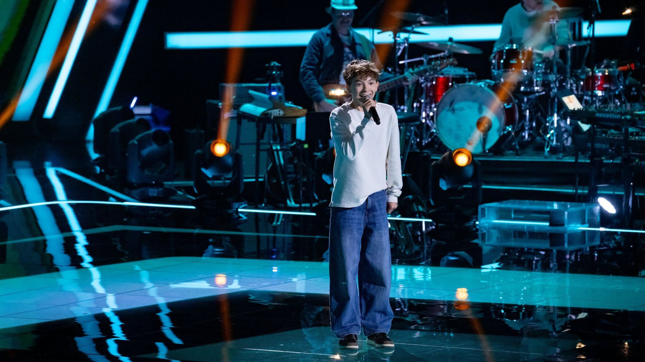 Fabian singt bei "The Voice Kids" einen Song aus dem Film "Vaiana".