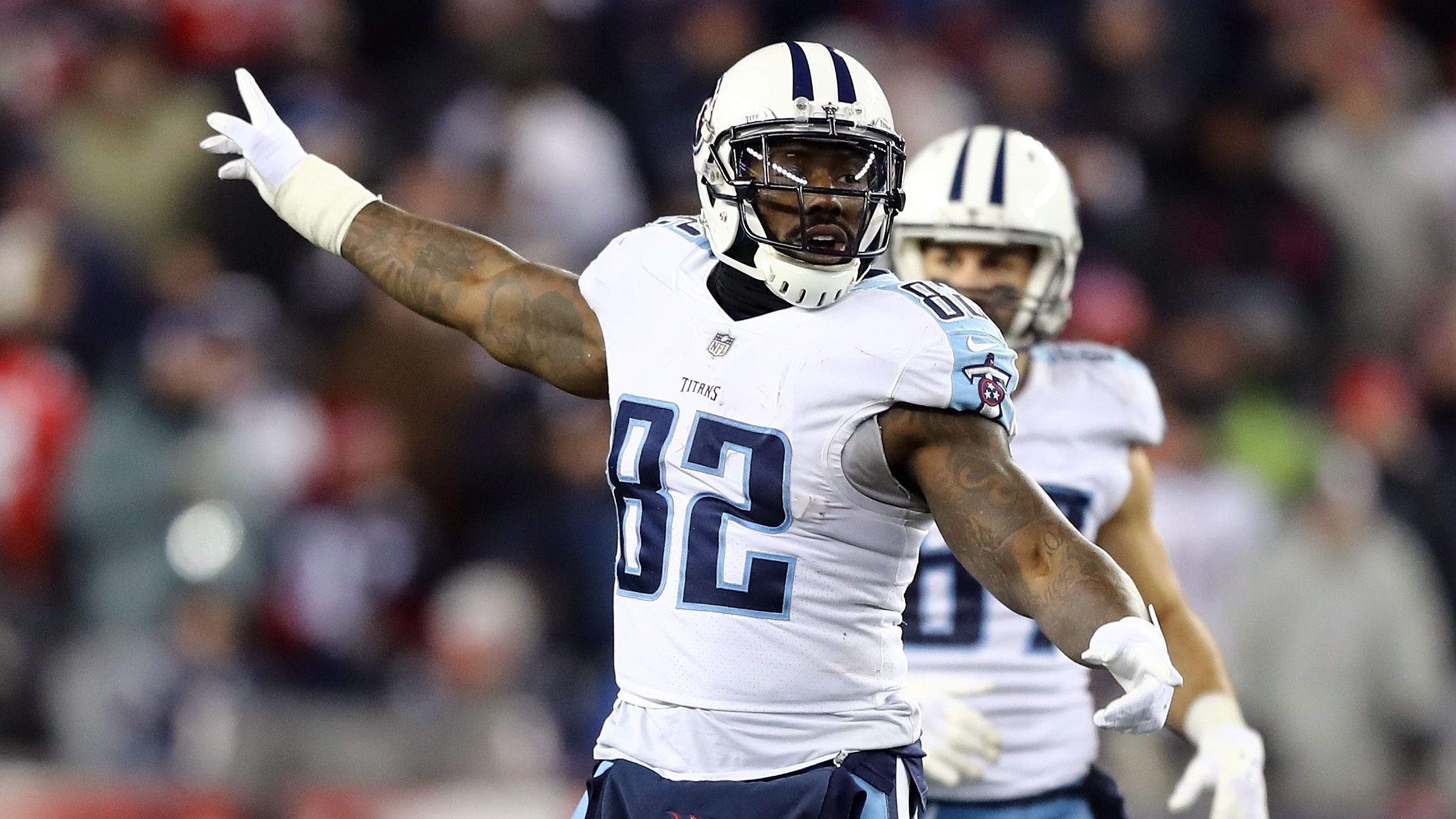 <strong>20. Platz: Delanie Walker – 46,69 Millionen Dollar<br></strong>- Saisons aktiv: 2006-2019<br>- Teams: Tennessee Titans, San Francisco 49ers