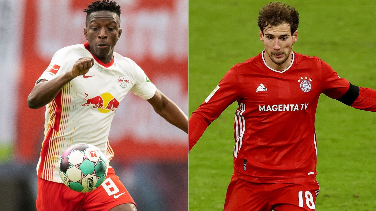 
                <strong>Linker defensiver Mittelfeldspieler: Amadou Haidara vs. Leon Goretzka</strong><br>
                Das unsägliche Coronavirus setzte beide schon außer Gefecht, Haidara im Oktober, Goretzka Ende Januar und Anfang Februar. Ansonsten war auf die Mittelfeldmotoren weitestgehend Verlass, auch wenn der Bayern-Profi darüberhinaus wegen Wadenproblemen, Rückenbeschwerden sowie muskulären Problemen aussetzen musste. Seinen Wert stellte Goretzka nicht zuletzt mit seinen Führungstreffern bei den Siegen im März gegen Dortmund (4:2) und in Bremen (3:1) unter Beweis. Ist er fit, steht der Ex-Schalker auch im Starensemble fast immer in der Startelf. Auch das hat er seinem Gegenüber aus Mali voraus, der in Leipzig zwischen erster Elf und Bank pendelt. Auch hier punktet der Bayer und dreht das Ding zum 3:4.
              