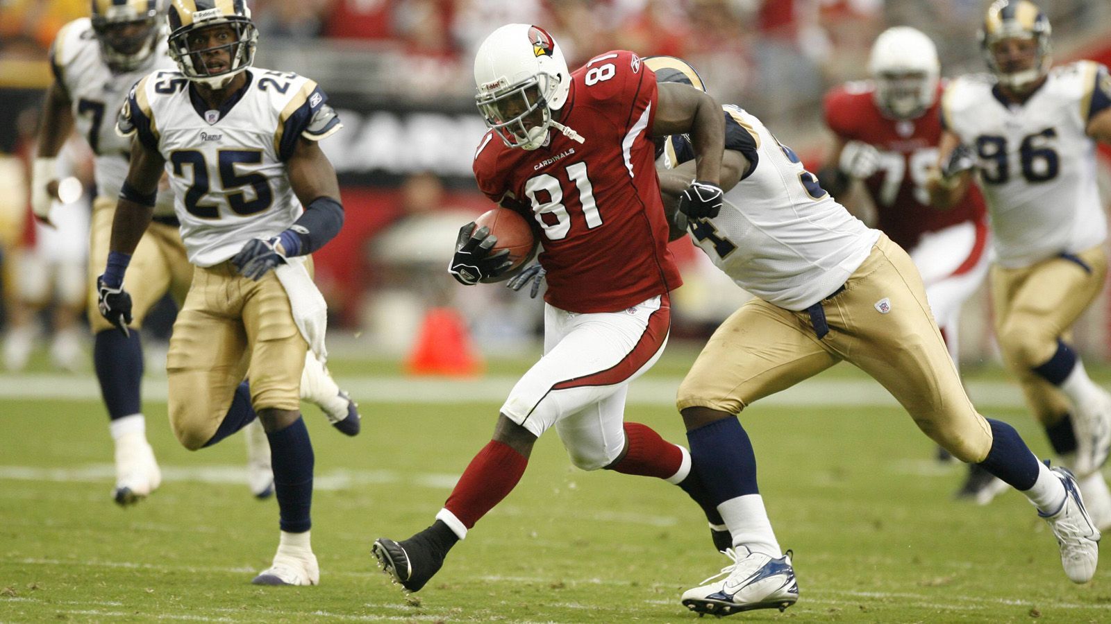 
                <strong>Anquan Boldin (Arizona Cardinals)</strong><br>
                &#x2022; Spiele: 7<br>&#x2022; Saison: 2005 (20. November - 1. Januar)<br>
              