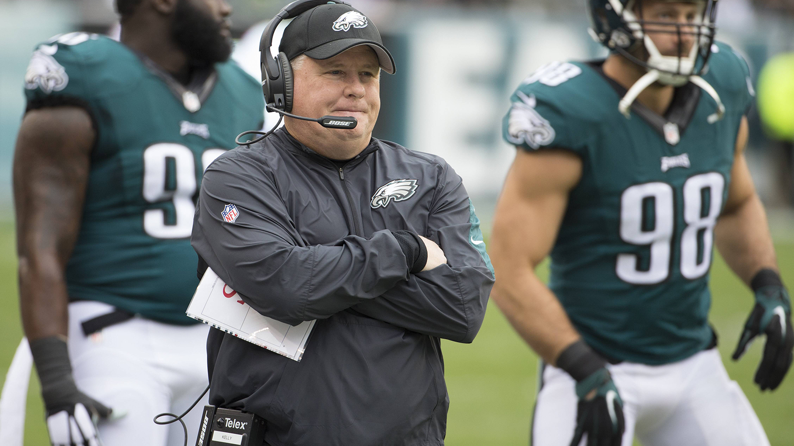 
                <strong>Chip Kelly </strong><br>
                2012 von Oregon zu den Philadelphia Eagles, 2016 zu den San Francisco 49ers: 28-35 (.444 Winning Percentage).
              