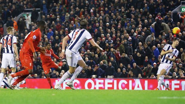 
                <strong>FC Liverpool gegen West Bromwich Albion 2:2</strong><br>
                Beispiel 1: Divock Origi traf am 13. Dezember 2015 als Joker in der sechsten Minute der Nachspielzeit zum 2:2 gegen West Bromwich und rettete Klopp so zumindest ein Remis.
              