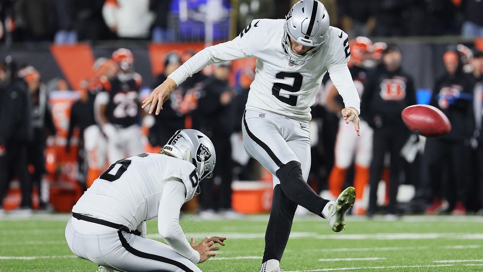 <strong>Las Vegas Raiders</strong><br>Starter: Daniel Carlson (Bild)