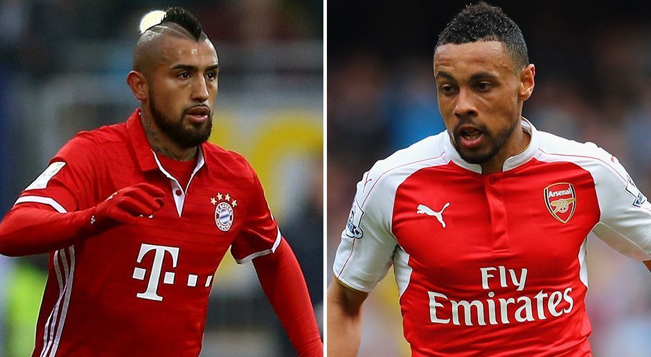 
                <strong>Zentraler Mittelfeldspieler: Arturo Vidal vs. Francis Coquelin</strong><br>
                Der Chilene in Bayern-Diensten hat seine Rippenverletzung überwunden und unterstrich mit seinem Führungstreffer beim 2:0 in Ingolstadt einmal mehr seine Bedeutung für den Rekordmeister. Der frühere Freiburger auf Seiten der "Gunners" besticht durch Robustheit und Übersicht. Der Punkt geht allerdings nach München - 6:2.
              