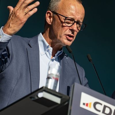 Vor Landtagswahl in Brandenburg - CDU Wahlkampfabschluss