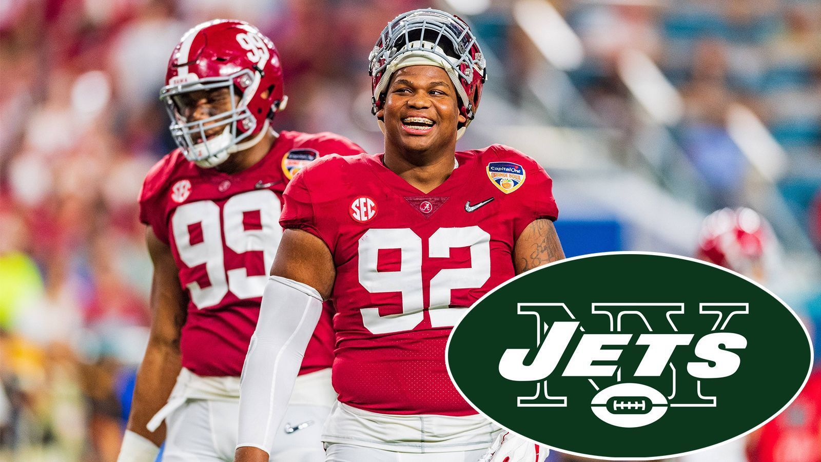 
                <strong>Pick 3: Quinnen Williams - New York Jets</strong><br>
                Position: Defensive TackleCollege: Alabama
              