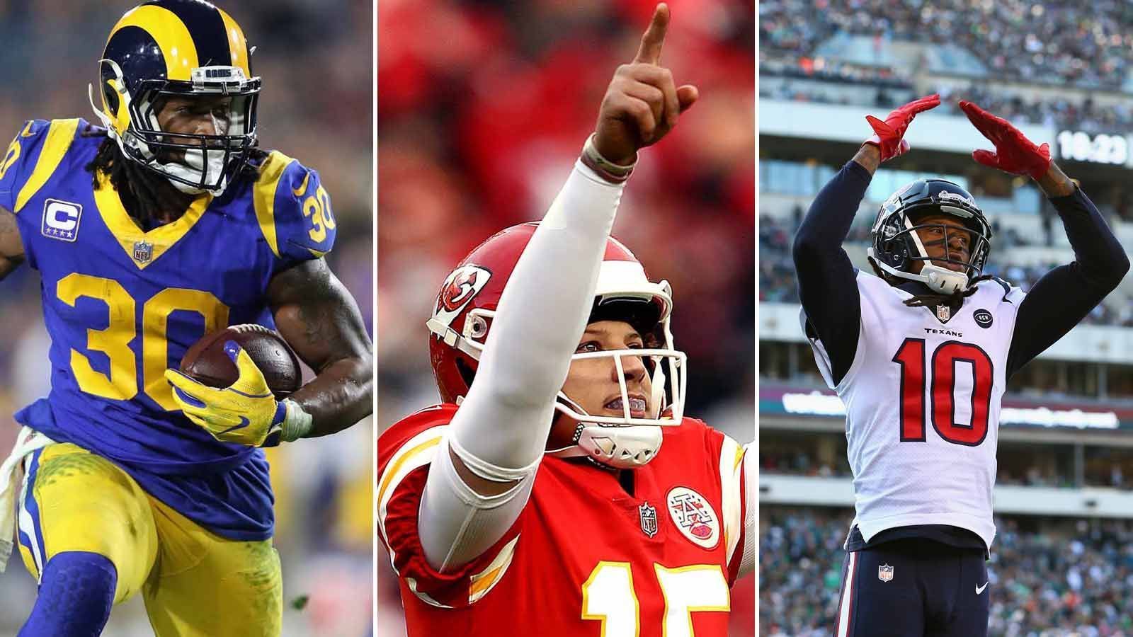 
                <strong>Die Besten der Besten!</strong><br>
                Die Presseagentur "Associated Press" hat ihr All-Pro Team 2018 der NFL bekannt gegeben. Dabei haben 50 nationale Mitarbeiter aus den Medien der USA über die Spieler abgestimmt und eine erste und eine zweite Garde ermittelt. Jede Position in der Offensive, der Defensive und bei den Special Teams wurde besetzt. Mit dabei natürlich Patrick Mahomes, Todd Gurley und DeAndre Hopkins. ran.de stellt die Athleten auf jeder Position vor.
              