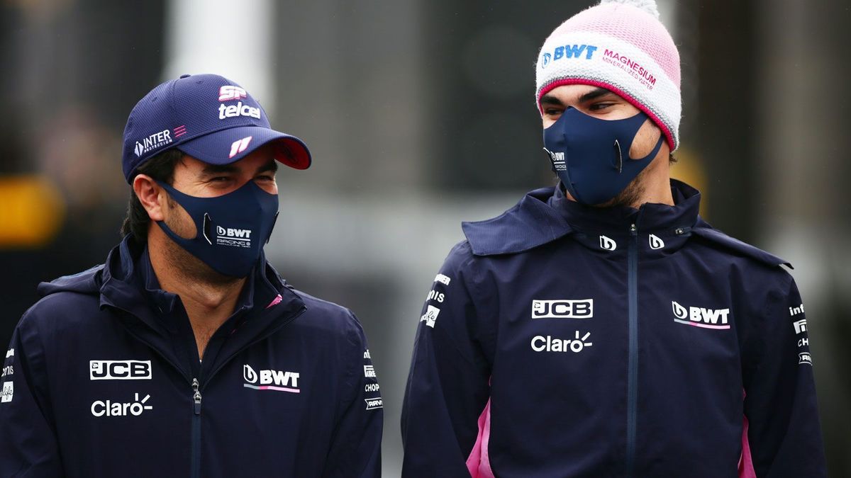 Sergio Perez und Lance Stroll