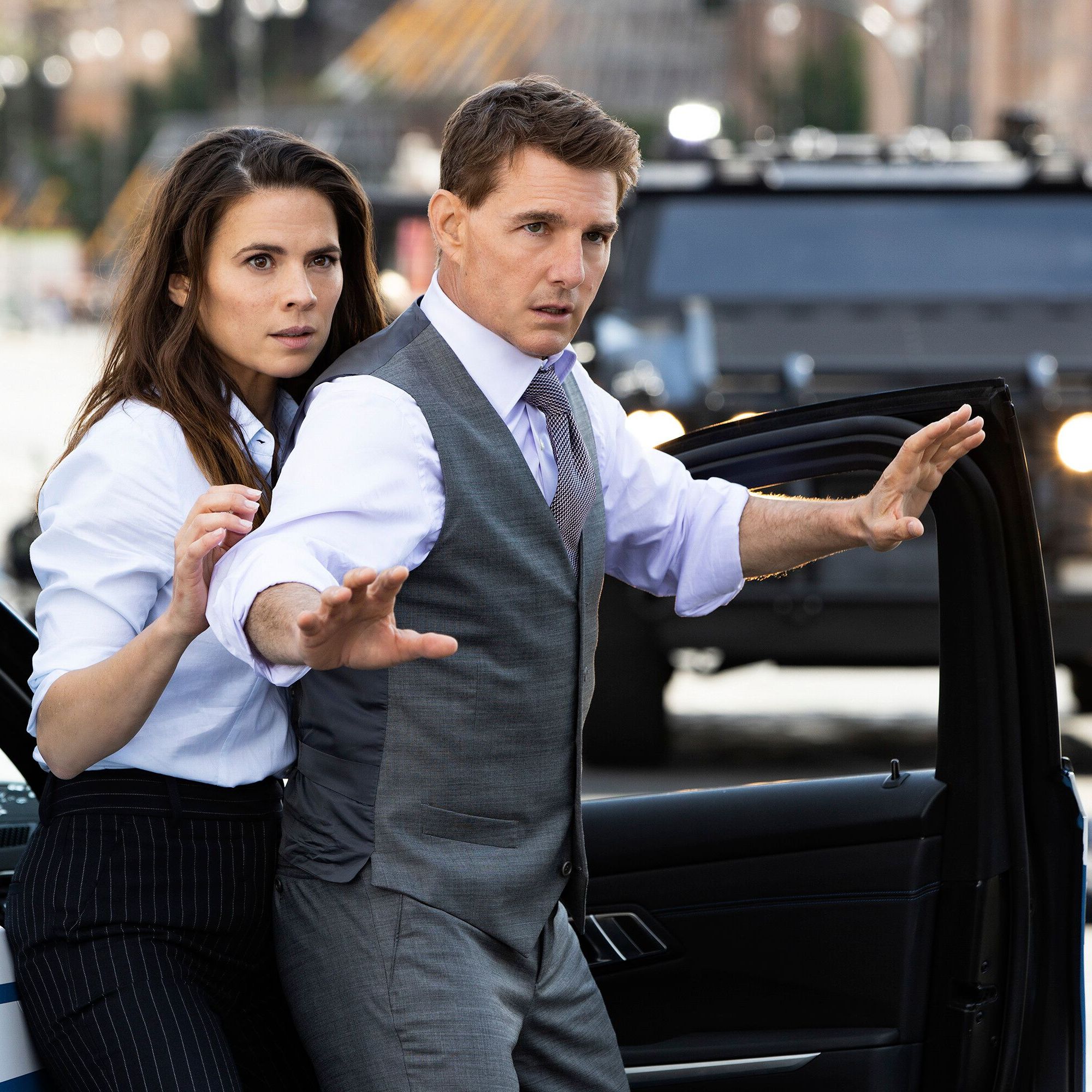 "Mission: Impossible - Dead Reckoning Teil 1" Hayley Atwell und Tom Cruise 416368372