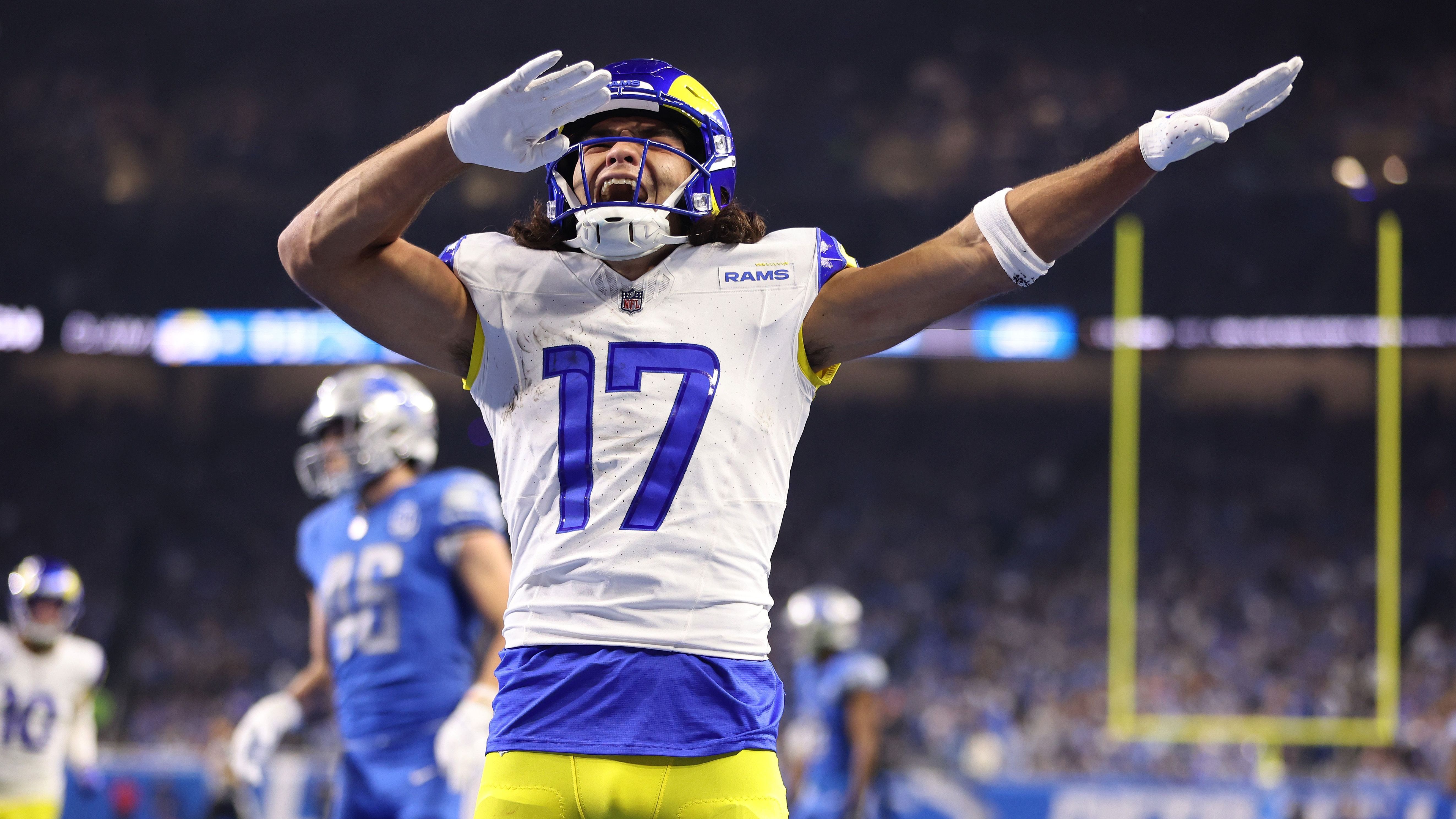 <strong>Platz 23: Puka Nacua (Los Angeles Rams)</strong><br>- 23 Jahre<br>- Wide Receiver&nbsp;<br>- Statistiken 2023: 105 Catches, 1.486 Receiving Yards, 6 Touchdowns