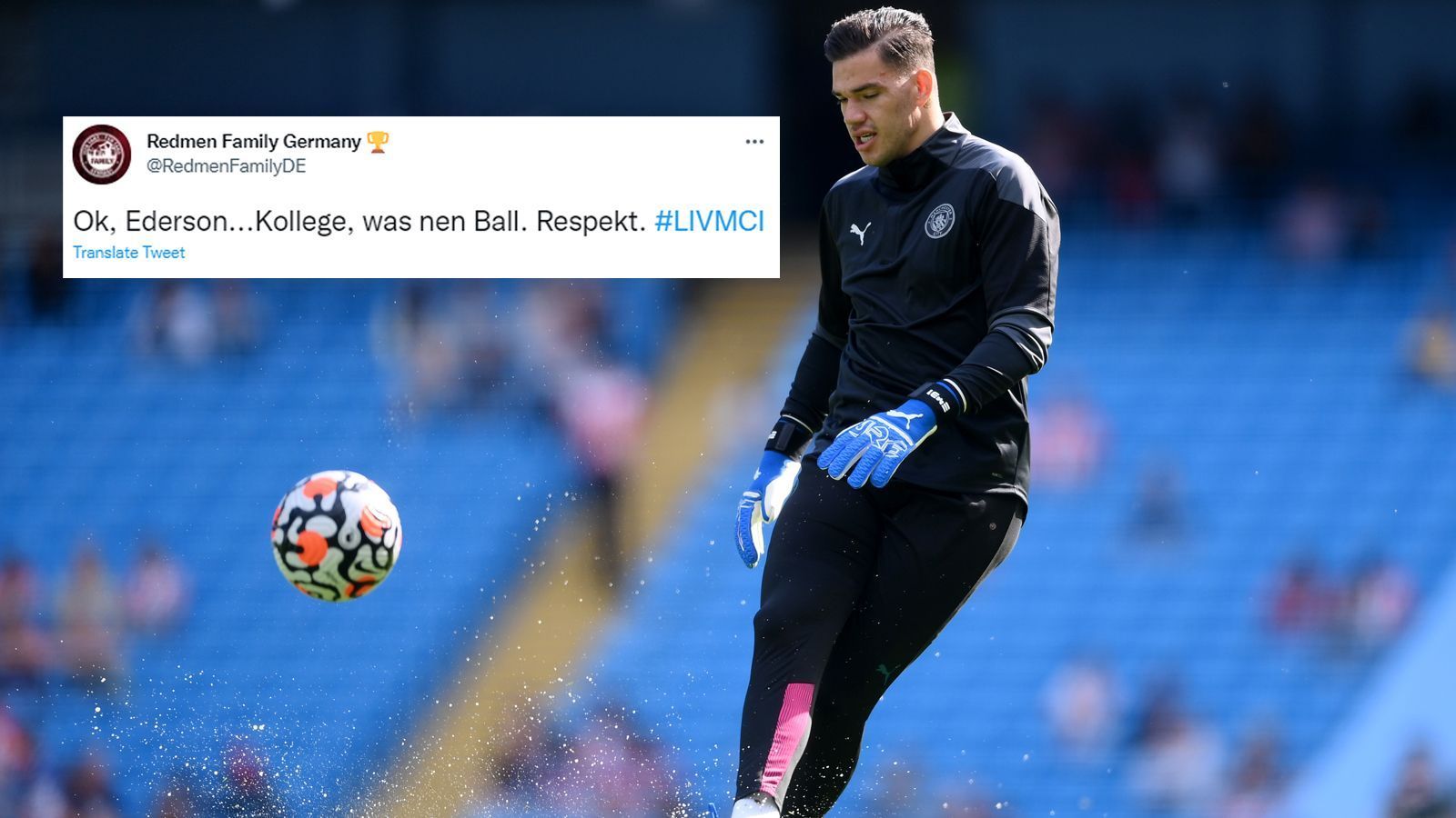 
                <strong>Ederson als Spielmacher</strong><br>
                Wenn aus dem Spiel nicht viel geht, hat Manchester City immer noch einen Torhüter, der bei Bedarf den Spielmacher geben kann. Mit einem Schlag über gut und gerne 70 bis 80 Metern auf Foden leitete der Brasilianer Ederson eine Topchance der Gäste in der ersten Halbzeit ein. Das Verrückte: Bei ManCitys Nummer 1 kann man davon ausgehen, dass er diese Bälle mit purer Absicht spielt - weil er es eben (so gut) kann. Es war nicht das erste Mal, dass Ederson so einen gefährlichen Angriff seines Teams einleitete. 
              