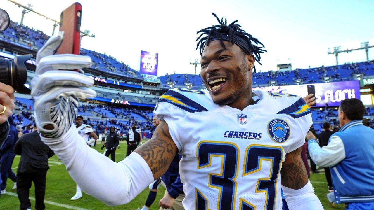 
                <strong>Derwin James (Los Angeles Chargers) </strong><br>
                Gegner in der Vorrunde: Keenan Allen (Wide Receiver, Los Angeles Chargers) Uhrzeit: 3:00 Uhr
              