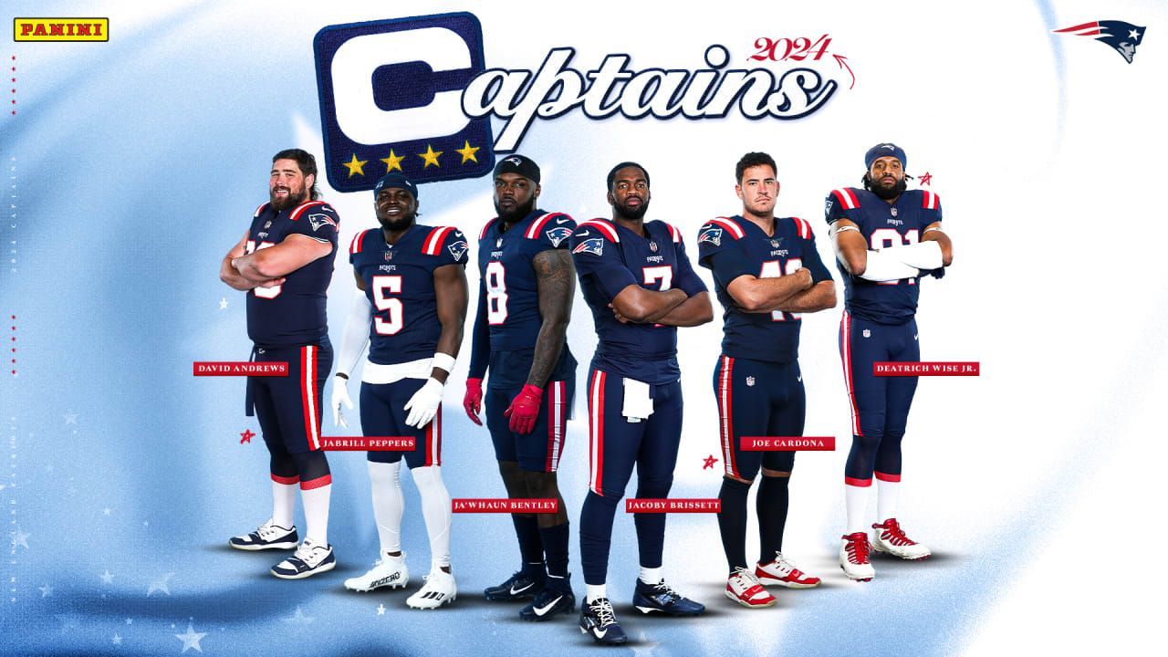 <strong>New England Patriots</strong><br>C David Andrews, LB Ja'Whaun Bentley, QB Jacoby Brissett, DE Deatrich Wise Jr., S Jabrill Peppers, LS Joe Cardona