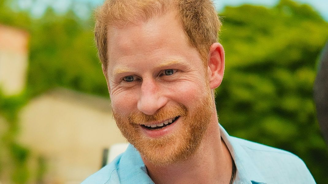 Prinz Harry bei einem Besuch in Kolumbien für seine "Archewell Foundation". 