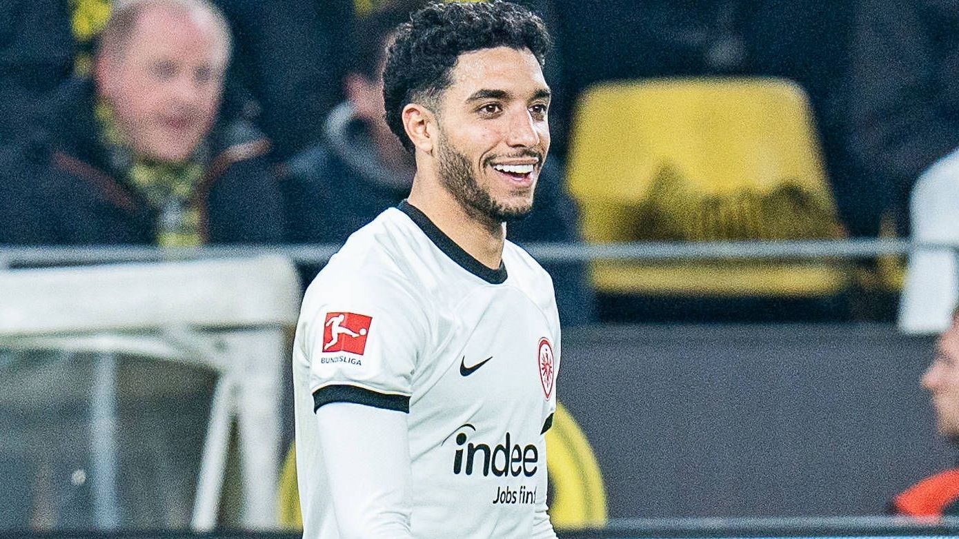 <strong>Platz 15 (geteilt): Omar Marmoush</strong><br>Verein: Eintracht Frankfurt<br>Marktwertentwicklung: +7 Millionen Euro (+46,7%)<br>Aktueller Marktwert: 22 Millionen Euro