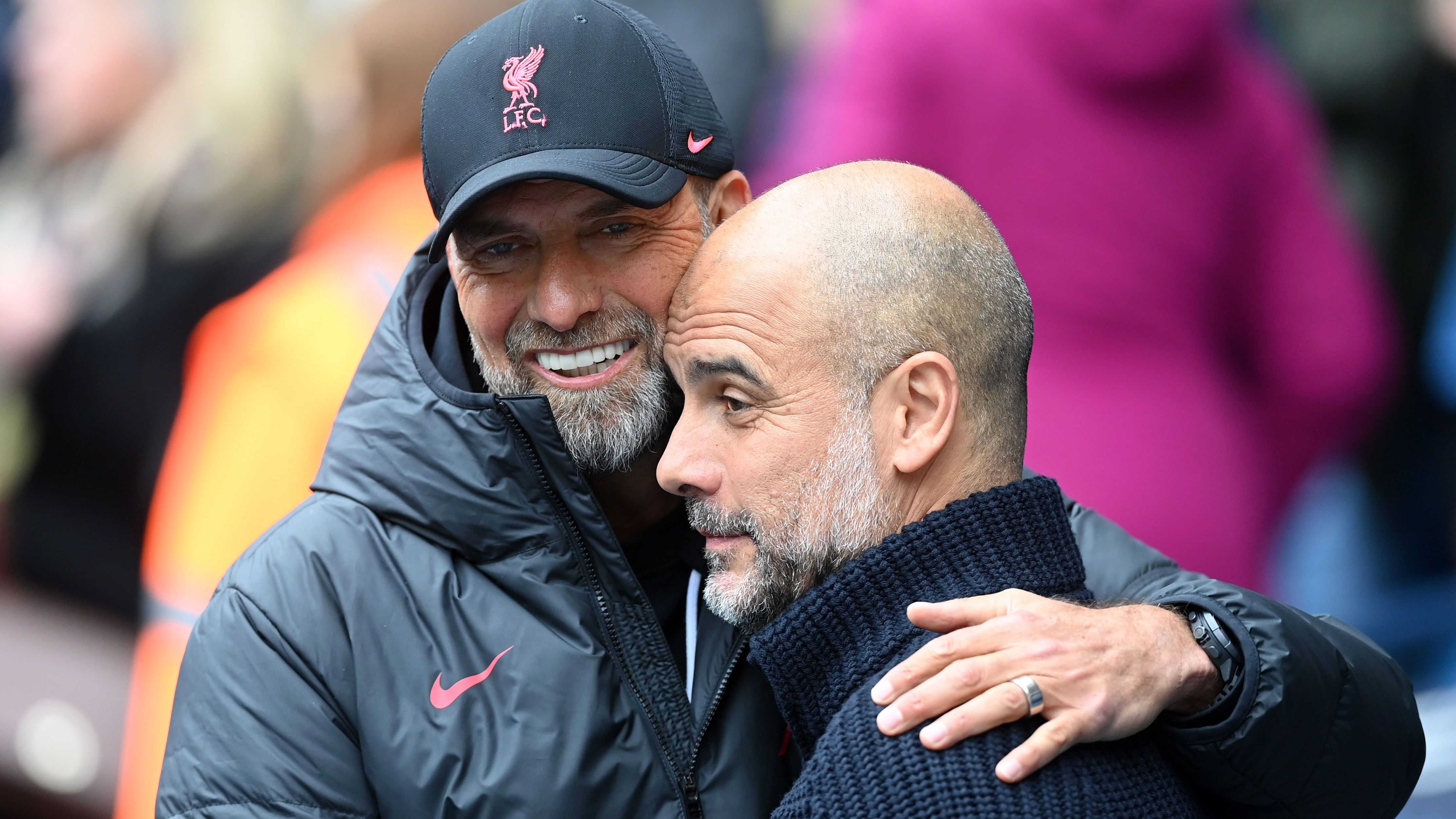 <strong>10. März 2024: Liverpool - City (Premier League)</strong><br>Nach Klopps Abschiedsankündigung steht fest: Das 30. Duell mit Guardiola wird vorerst das letzte sein. Und womöglich ein sehr entscheidendes...