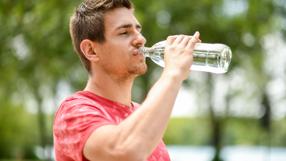 Leitungs- oder Mineralwasser ist ideal, um den Flüssigkeitsbedarf zu decken.
