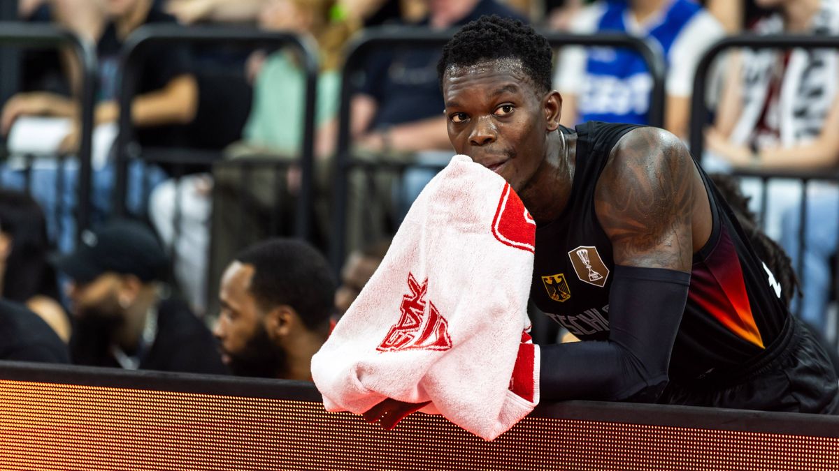 GER, Türkish Airline Supercup, Basketball, Deutschland-Serbien 16.08.2025, SAP Garden, München, GER, Türkish Airline Supercup, Basketball, Deutschland-Serbien Dennis Schröder (Deutschland, No 17) Â...