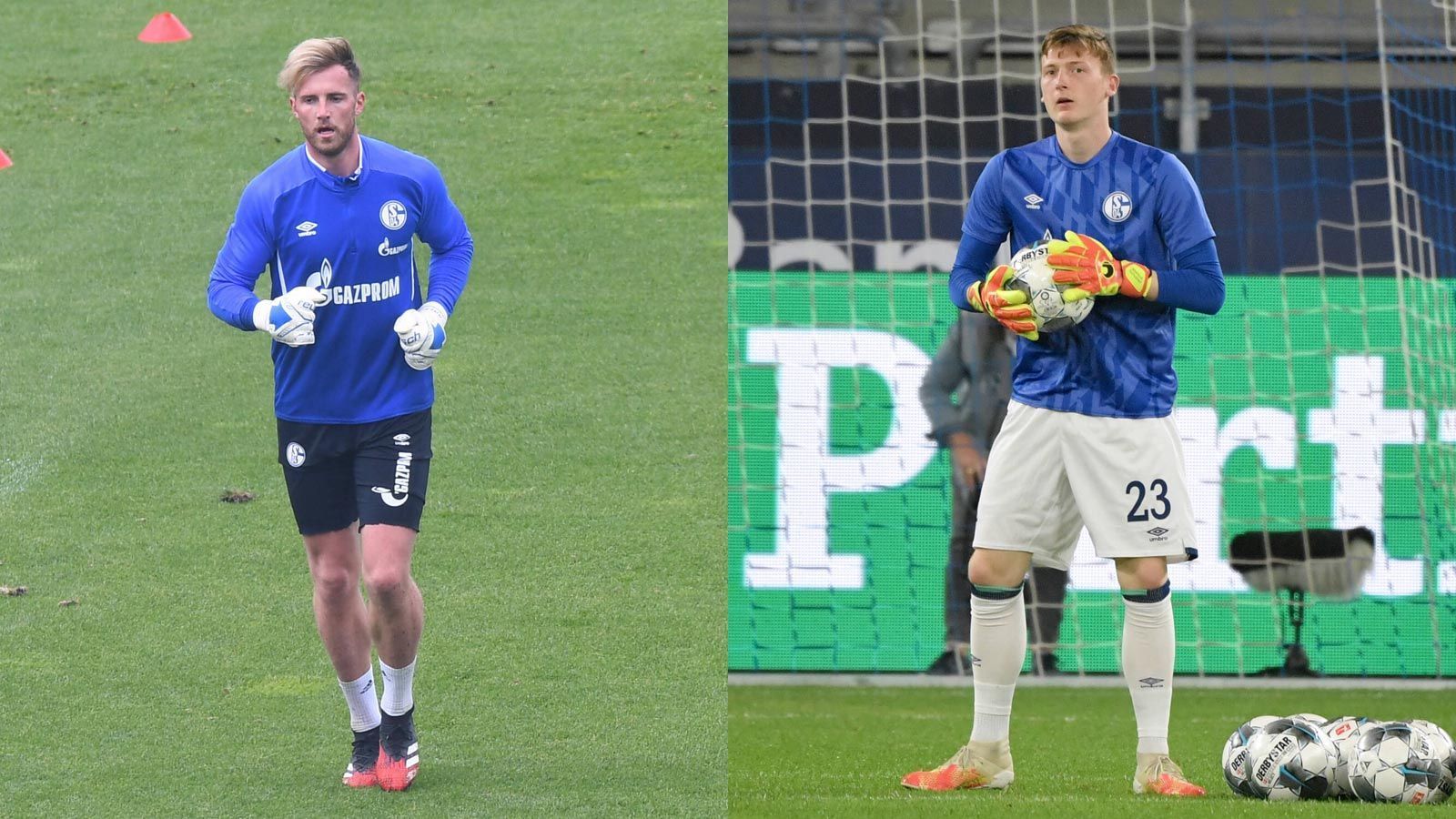 
                <strong>Ralf Fährmann/Marcus Schubert (FC Schalke 04) </strong><br>
                Das Torwart-Thema in der vergangenen Saison beim FC Schalke 04 hätte nicht komplizierter laufen können. Erst wurde der Wechsel von Alexander Nübel zum FC Bayern bekannt, dann begann eine gefühlt wöchentliche Rotation zwischen Nübel und Ersatztorwart Marcus Schubert, dem den ein oder anderen Patzer unterlief. Auch die Reise von Ralf Fährmann verlief wild: Der Routinier hatte die Knappen im vergangenen Sommer Richtung England verlassen, um endlich wieder zu spielen. Da er bei Norwich City aber auch nur zweite Wahl war, zog der Torwart im Winter schließlich weiter nach Norwegen zu Bergen. Sein Gastspiel in Skandinavien wird nun allerdings ohne einen einzigen Einsatz enden. Nun müssen beide Torhüter beweisen, ein zuverlässiger Rückhalt im Schalker sein zu können.
              