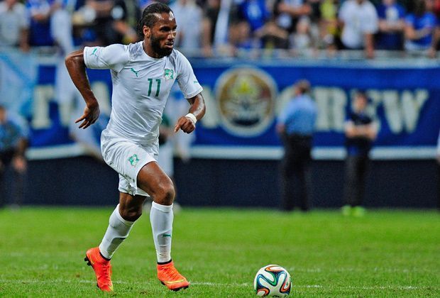 
                <strong>Didier Drogba (36, Elfenbeinküste)</strong><br>
                Gegen den FC Bayern München verwandelte er den entscheidenden Elfmeter im Finale der Champions League. Mit der Nationalmannschaft fehlt dem Ivorer noch ein großer Titel. Klappt es bei der Weltmeisterschaft?
              