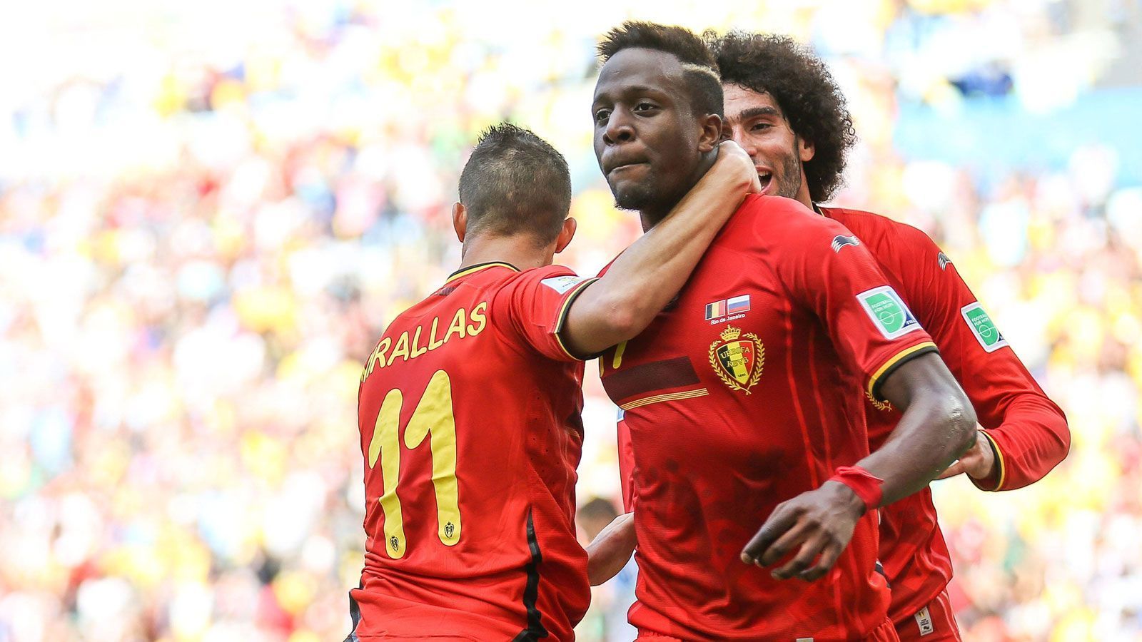 
                <strong>Platz 9: Divock Origi (Belgien)</strong><br>
                Divock Origi war 19 Jahre und 65 Tage alt, als er bei der WM 2014 in Brasilien das Siegtor beim 1:0 gegen Russland (22.6.) erzielte. Der FC Liverpool machte 2015 kolportierte zehn Millionen Pfund locker, um ihn zu kaufen. Seit dem Sommer 2022 ist der inzwischen 27-Jährige beim AC Mailand aktiv. 
              