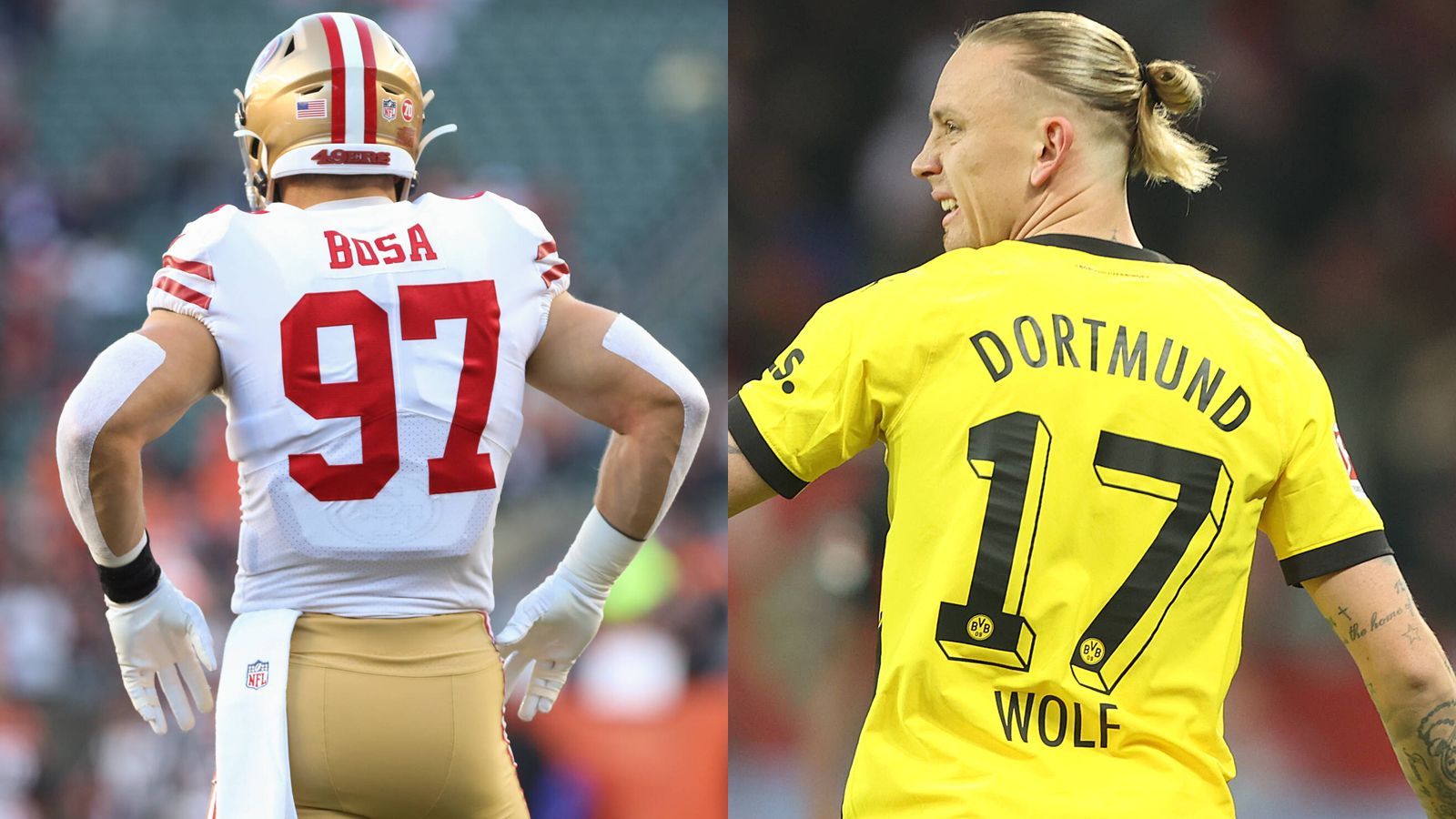 Nick BOSA (NFL)<br>Marius WOLF (Bundesliga)