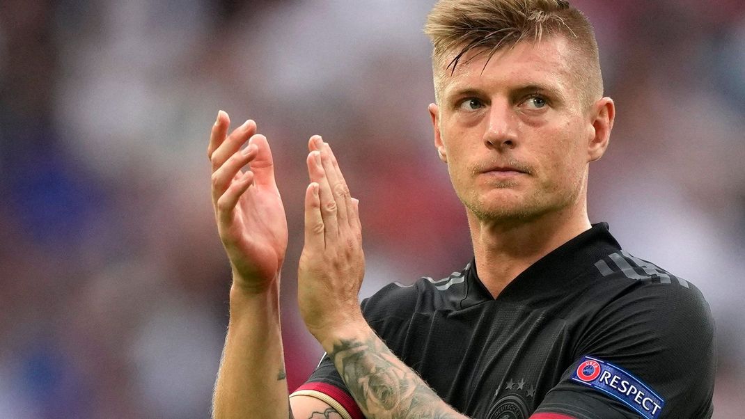 Toni Kroos nach dem EM-Achtelfinale und vor seinem Rücktritt aus der deutschen Nationalmannschaft im Juni 2021.