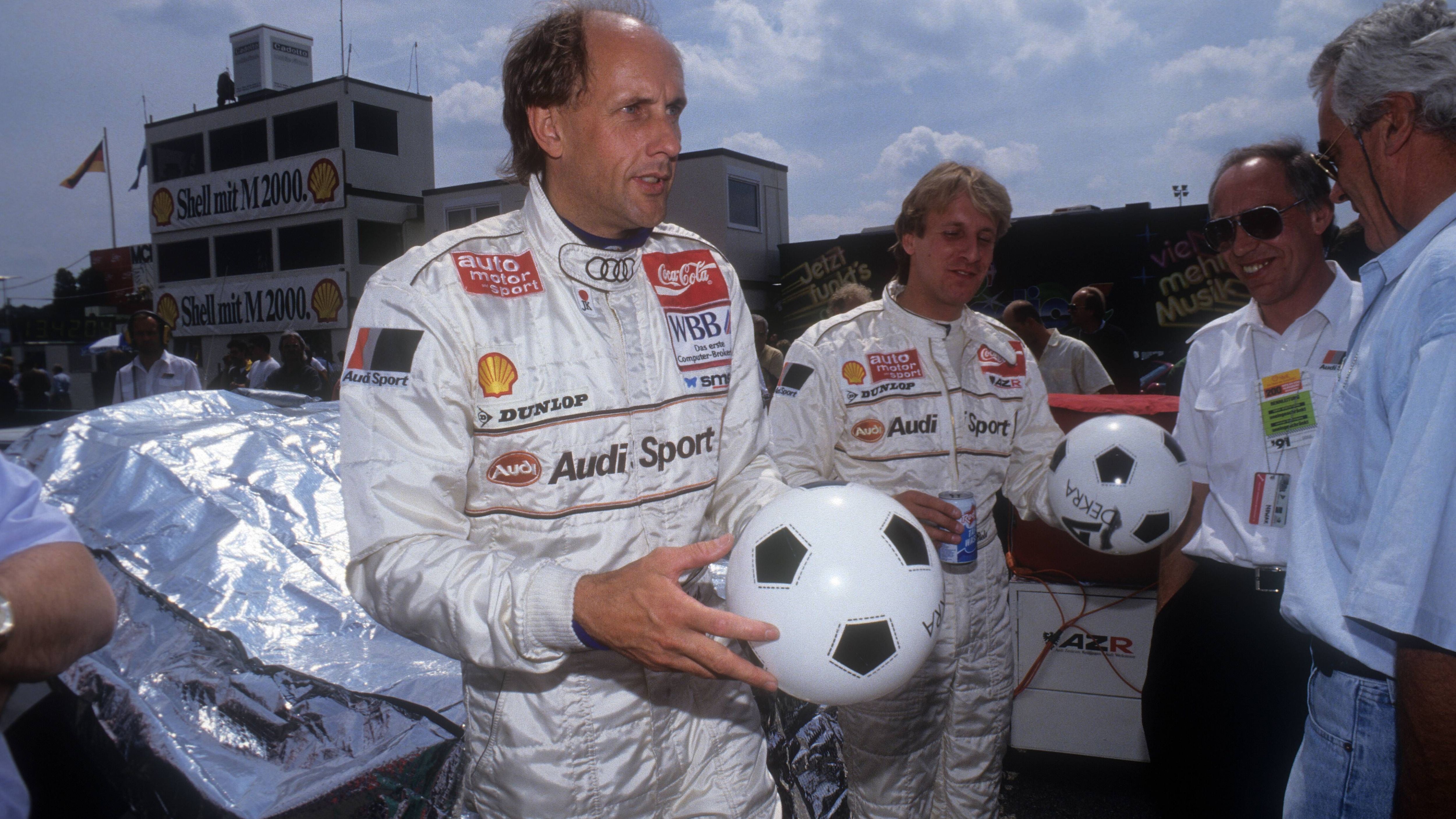 <strong>Hans-Joachim Stuck</strong><br>Zeit in der DTM: 1984 - 1996<br>Teams: Jägermeister Brun Motorsport, Vogelsang Automobile GmbH, Schmidt Motorsport Technik, Team Rosberg Opel<br>Anzahl der Rennen: 89<br>Größte Erfolge: Champion 1990, 13 Siege