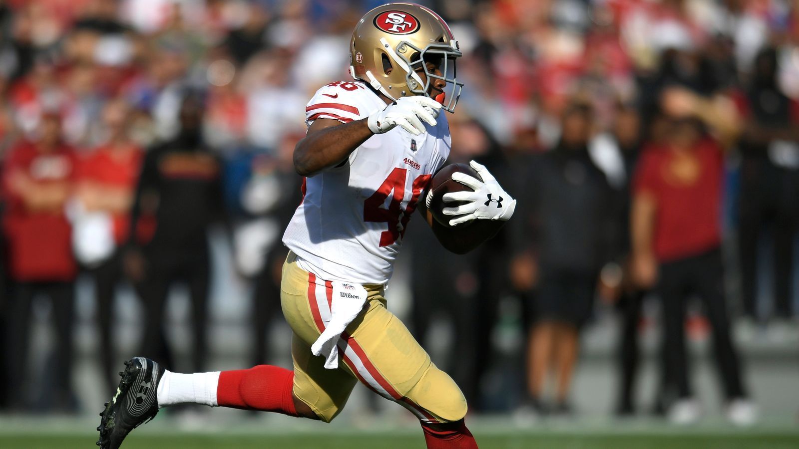
                <strong>Platz 4 - San Francisco 49ers</strong><br>
                2020: 52,7 Prozent (134 Siege, 120 Niederlagen, 2 Unentschieden)2019: 51 Prozent
              