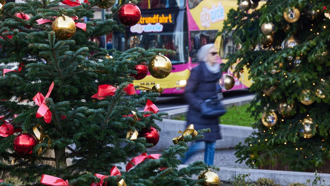 Ein umstürzender Weihnachtsbaum hat in Belgien eine Frau erschlagen. (Symbolbild)